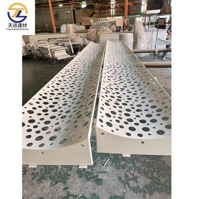 Aluminum Tile Wall Panels Concrete Column Seamless Cover 1.5-4mm Thickness